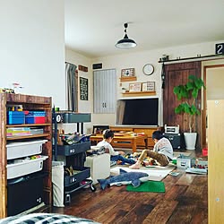 部屋全体/こどもと暮らす/こどもと暮らす。/Instagram→masami23y/RC奈良支部...などのインテリア実例 - 2017-05-02 21:04:52