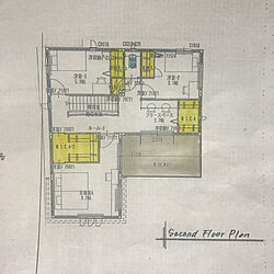 間取り図2F/間取り図/間取り/部屋全体のインテリア実例 - 2017-11-21 22:25:38