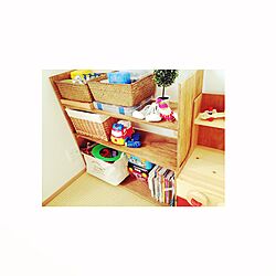 棚/DIY/DIY棚/おもちゃ収納/おもちゃ棚...などのインテリア実例 - 2016-01-20 21:18:32
