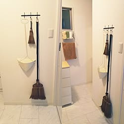 バス/トイレ/しろが好き*/建て売り新居/ホウキ/natural kitchen...などのインテリア実例 - 2017-02-28 20:55:19