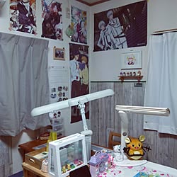 壁/天井/長女と次女の部屋/かべがみや本舗/無印良品のカーテン/シンプルにすっきりと暮らすのインテリア実例 - 2015-08-27 21:52:03