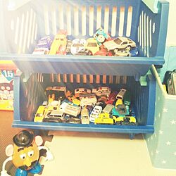 ぐちゃぐちゃ/おもちゃ入れ/おもちゃ収納BOX/子供部屋/ニトリのインテリア実例 - 2014-04-20 19:25:00
