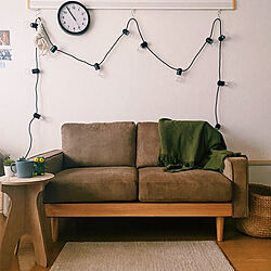 ソファーのある暮らし/ソファ/IKEA/一人暮らし/レトロ...などのインテリア実例 - 2021-02-21 09:43:35