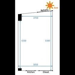 部屋全体/10畳/1K/1K ひとり暮らし/1K 部屋作りのインテリア実例 - 2017-07-09 16:41:31