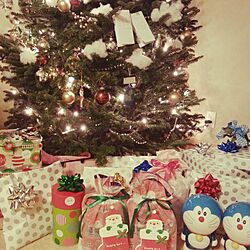 リビング/クリスマス/クリスマスツリー/プレゼントのインテリア実例 - 2015-12-25 14:39:17