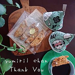 机/yumirilﾁｬﾝ 手作り/鍋掴みハンドメイド/ビスコッティ うまｯ/yumiril ちゃん♡手作り...などのインテリア実例 - 2022-11-05 09:51:41