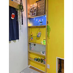子供部屋/DIY/DIY棚/ディアウォール/黄色い壁...などのインテリア実例 - 2020-05-12 05:26:38