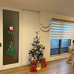 壁/天井/クリスマス/クリスマスツリー/IKEAのツリーのインテリア実例 - 2023-12-16 10:07:05