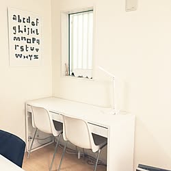 机/勉強机/スタディスペース/スタディコーナー/IKEA...などのインテリア実例 - 2017-02-24 17:10:29