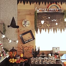 ドリンクコーナー/ハロウィン/DIY/ディスプレイ/HALLOWEEN...などのインテリア実例 - 2016-10-22 10:32:35