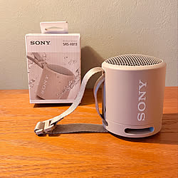 SONY SRS-XB13/SONYスピーカー/SONY/スピーカー/青い壁のあるお家...などのインテリア実例 - 2022-02-14 17:12:45