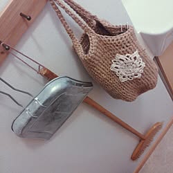 バス/トイレ/DIY/ほうき&ちりとり/モチーフ　/麻紐バッグ...などのインテリア実例 - 2015-03-06 11:26:49