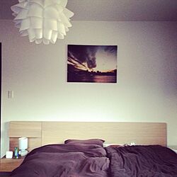 ベッド周り/ベッド/IKEA/照明/Francfranc...などのインテリア実例 - 2013-01-12 16:58:16