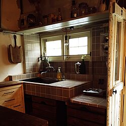 キッチン/DIY/カフェ風/ハンドメイドのインテリア実例 - 2017-05-18 21:06:37
