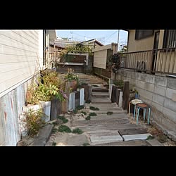 mami邸/庭 niwa/花suguri/GreenWorks/建築資材/廃材 haizai...などのインテリア実例 - 2014-05-16 23:03:11