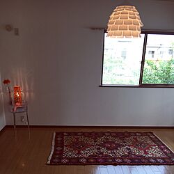 部屋全体/絨毯はトルコ産/IKEA/北欧/照明...などのインテリア実例 - 2016-07-27 08:35:20
