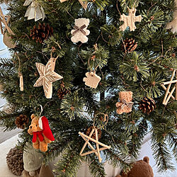 クリスマスオーナメント/クリスマスツリー180cm/クリスマスツリー/Francfranc/IKEA...などのインテリア実例 - 2023-01-06 07:40:45