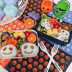 お弁当/パパと長男くんのお弁当/手作り/ハロウィン弁当/ハロウィン...などのインテリア実例 - 2019-10-11 08:46:56