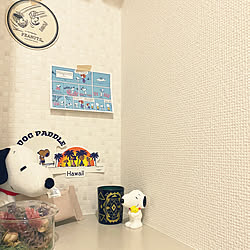 ポストカード/PEANUTS cafe/スヌーピー/カフェ風/ホワイトインテリア...などのインテリア実例 - 2020-05-25 12:13:26