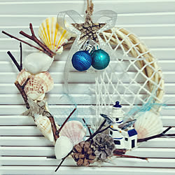 DIY/セリア/Christmas/BEACH STYLE/beach life...などのインテリア実例 - 2020-11-01 22:51:24