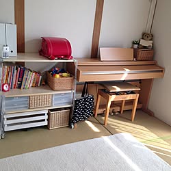 部屋全体/電子ピアノ/築40年以上の昭和なお家/貸家/無印良品...などのインテリア実例 - 2017-04-01 23:26:55