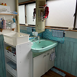 リメイクシート/ダイソー/ニトリ/バス/トイレのインテリア実例 - 2021-10-17 21:09:31