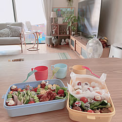 お弁当作り/お弁当/子どもと暮らす/マイホーム/ありがとうございます♡...などのインテリア実例 - 2022-08-27 09:39:15