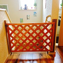 赤ちゃんのいる暮らし/階段ゲート/DIY/カインズホーム/ハンドメイドのインテリア実例 - 2017-07-04 12:15:30