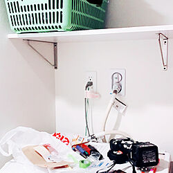 DIY/棚/洗濯機上の棚/アングル/ビバホームの板のインテリア実例 - 2019-04-30 16:23:15