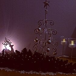 リビング/クリスマス/キャンドルホルダー/クリスマスツリー/LEDキャンドル...などのインテリア実例 - 2016-12-18 12:11:57