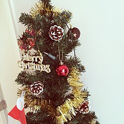 リビング/クリスマスツリー/まつぼっくりのインテリア実例 - 2013-12-18 12:32:58