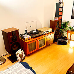 オーディオ/レコード/カセットテープ/照明/寝室...などのインテリア実例 - 2022-03-03 23:38:39
