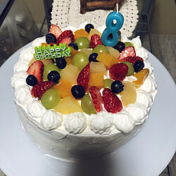 毎年手作りケーキ/誕生日ケーキ/机のインテリア実例 - 2019-11-30 23:31:16