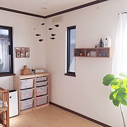 部屋全体/観葉植物/ウンベラータ/フレンステッドモビール/フォトフレーム...などのインテリア実例 - 2016-11-20 20:48:39