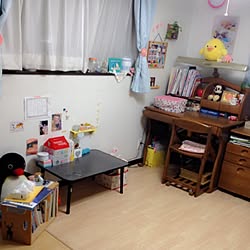 部屋全体/一人暮らしの人、質問させてくださいー！/床型生活のインテリア実例 - 2014-10-13 21:13:12