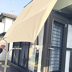 部屋全体/サンシェード/あついあつい!!/サンルーム/フォローすごく嬉しいです♡...などのインテリア実例 - 2017-05-23 07:47:35