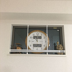 CASIO時計/鳥の鳴き声/つっぱり棒/掛け時計/壁/天井のインテリア実例 - 2020-11-28 11:51:32