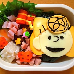 キッチン/お弁当♬/キャラ弁/インテリア無関係ごめんなさい/お弁当...などのインテリア実例 - 2014-02-25 07:27:25