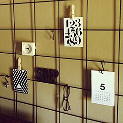 壁/天井/Mono96.naoさん♡/TUULIさん♡/IKEA　/ワイヤーネット...などのインテリア実例 - 2014-05-18 09:31:17