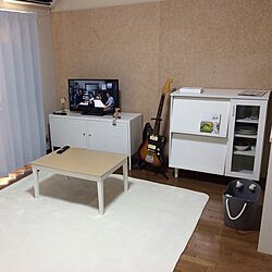 部屋全体/IKEA/ギター/一人暮らし/ニトリのインテリア実例 - 2016-12-24 20:03:45
