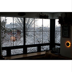リビング/雪/窓/IKEA × HAY/照明のインテリア実例 - 2019-02-12 09:15:06