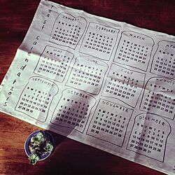 壁/天井/リネン/NO GREEN NO LIFE/カレンダーのインテリア実例 - 2014-10-27 15:37:00