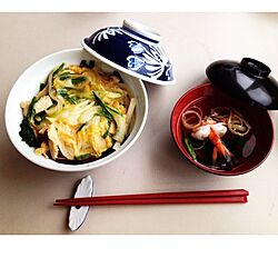 キッチン/親子丼/卵料理/和食♡/料理部...などのインテリア実例 - 2015-02-23 21:16:00