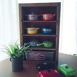 リビング/セリア/大好きなル・クルーゼのマグネットです。/LE CREUSET/マグネット...などのインテリア実例 - 2015-03-04 18:08:01