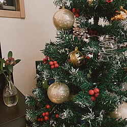 クリスマス/花/リビング/オーナメント/クリスマスツリー...などのインテリア実例 - 2020-12-20 00:01:37