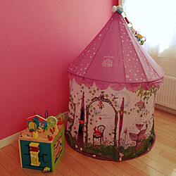 部屋全体/ピンクの壁/ピンク♡/木のおもちゃ/ボールハウス...などのインテリア実例 - 2015-03-12 10:50:25