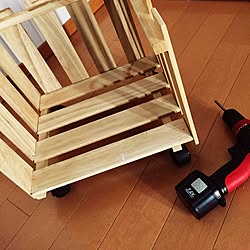 RYOBI/キャスターも付けました/すのこリメイク/新聞ストッカー/DIYのインテリア実例 - 2016-05-12 09:13:19