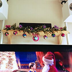壁/天井/クリスマス/造花/IKEA/フライングタイガー...などのインテリア実例 - 2014-12-04 08:50:43