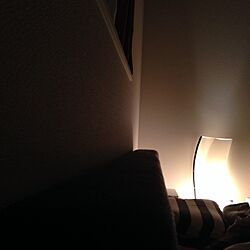 ベッド周り/なにも置かない/間接照明/入眠しやすい環境/全体は無理...などのインテリア実例 - 2014-03-23 23:19:45