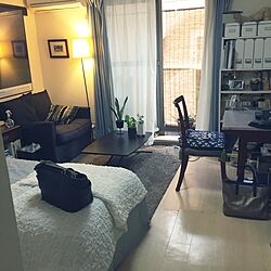 部屋全体/わたしの空間/一人暮らし/IKEAのインテリア実例 - 2017-01-01 16:22:28